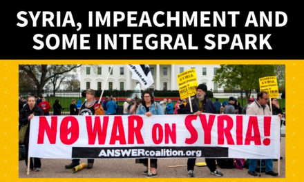 Syria, Impeachment and Some Integral Sparks