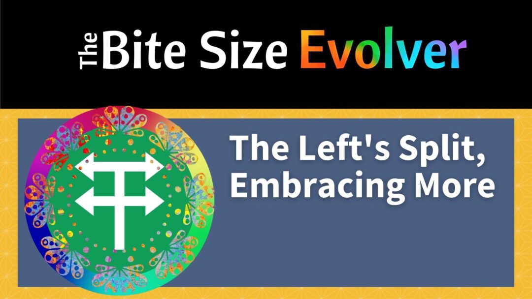 The Left’s Split, Embracing More (6 minutes)